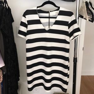 Striped shift dress
